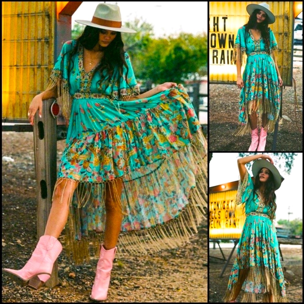 🆕✨ Spell & the Gypsy Collective Hendrix Tassel Dress 🦋 - Picture 1 of 16